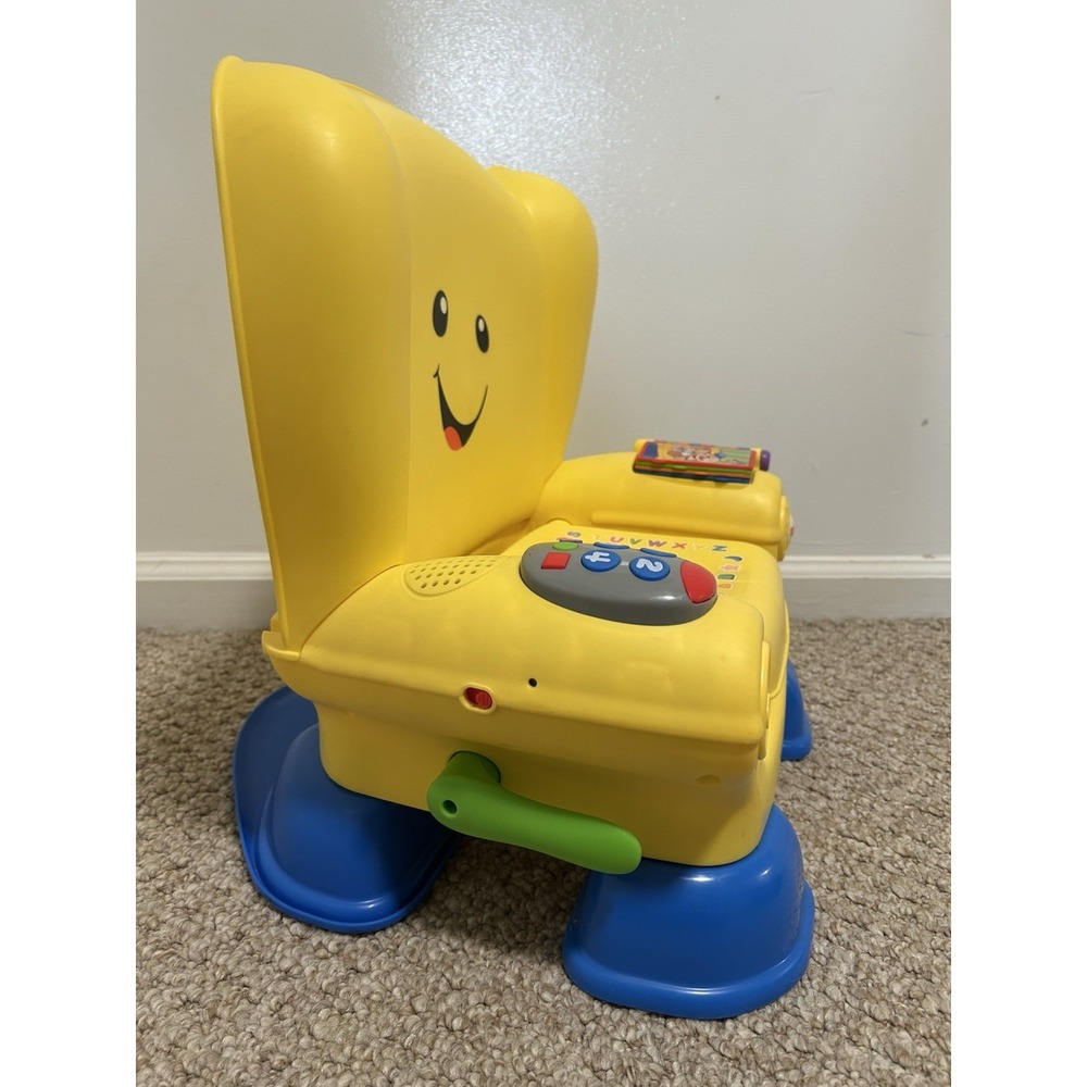 Fisher-Price Laugh & Learn Smart Stages Chair Yellow WORKS - Picture 2 of 8